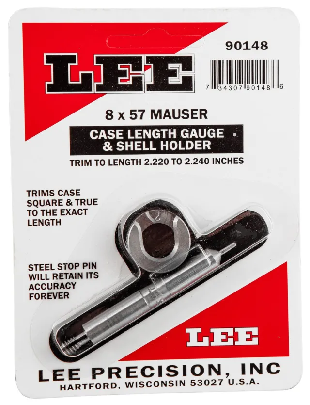 Buy Lee Precision Case Length Gage and Shell Holder 8mm Mauser online