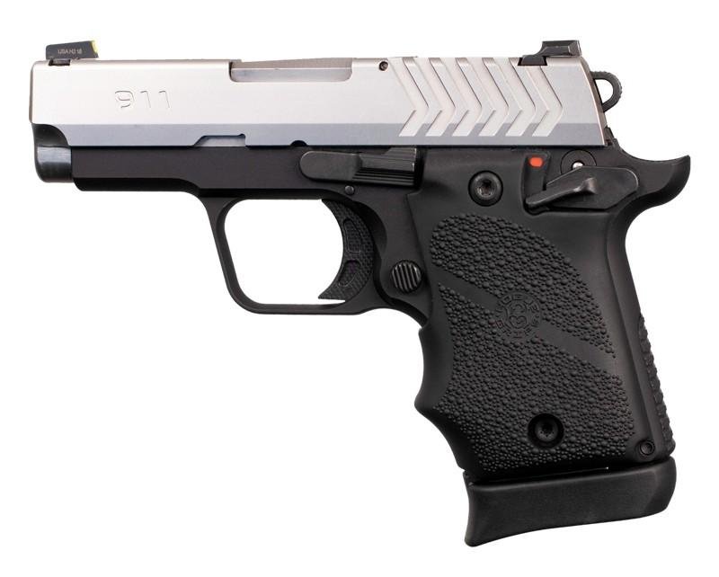 Hogue 49080 Ambi Rubber Grip Black for Springfield 911 9mm - Hogue - 9mm