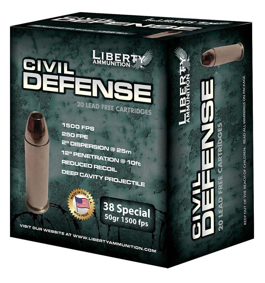Buy Liberty Ammunition LA-CD-38-025 38 Special 50 Grain HP 20 Rounds online