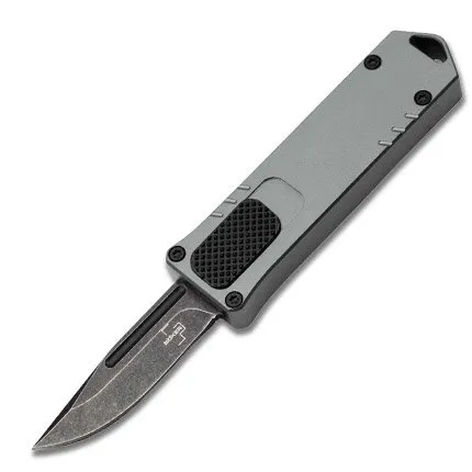 BOKER Auto Stonewash Black D2 Aluminum Slide Lock Replacement - BOKER