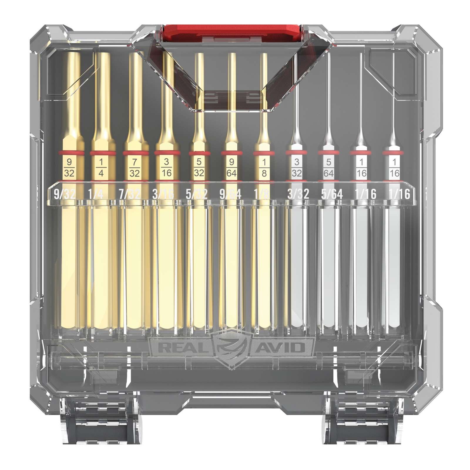 Buy Real Avid AVAPKB Accu-Punch Pin Punch Set Brass/Steel 11-Piece online
