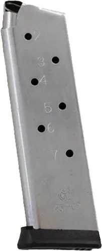 Metalform 1911457SRR 1911 .45ACP 7-Round Stainless Steel Magazine - Metalform - .45ACP