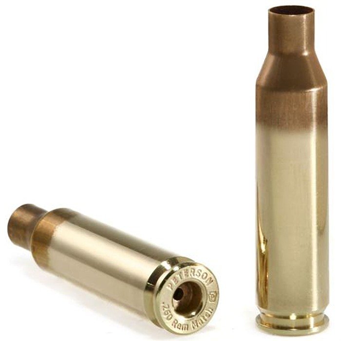 Peterson 40008-R 260 Remington Large Primer Brass 50 Box - Peterson Cartridge Company - 260 Remington