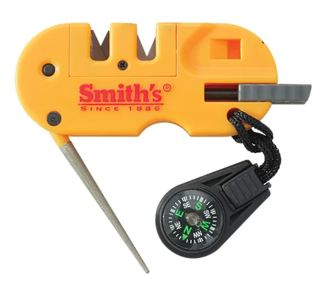 SMITHS Pocket Pal X2 Dual-Sided Sharpener Fire Starter Tapered Diamond Rod - SMITHS