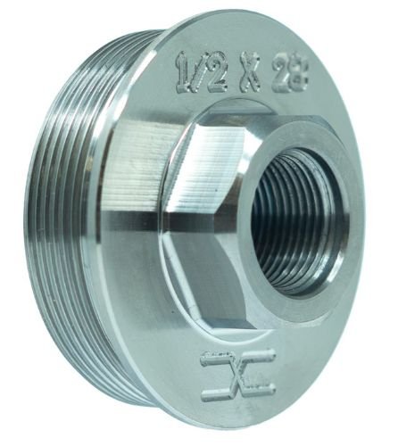 Buy Faxon 1/2X28 Direct Thread to Hub Adapter FFMDSILHUB52802 online