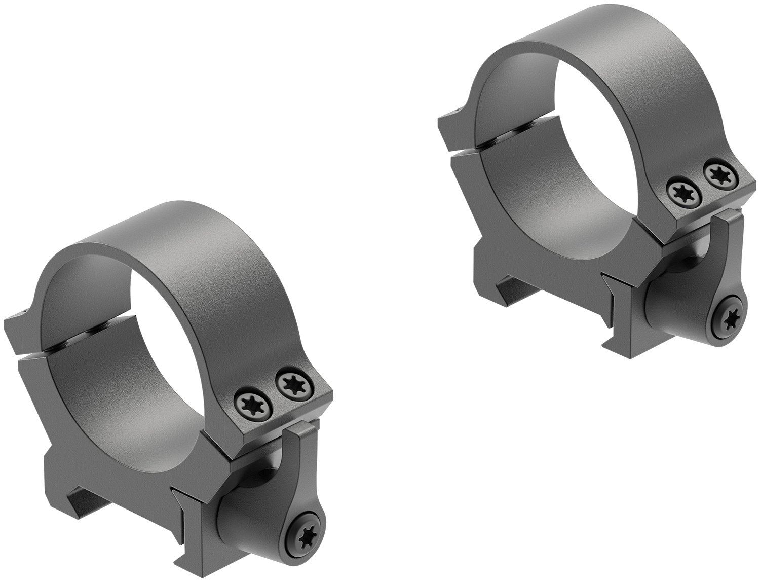 Leupold & Stevens QRW2 30mm Low Steel Scope Ring Set Matte Black - Leupold & Stevens - 30MM
