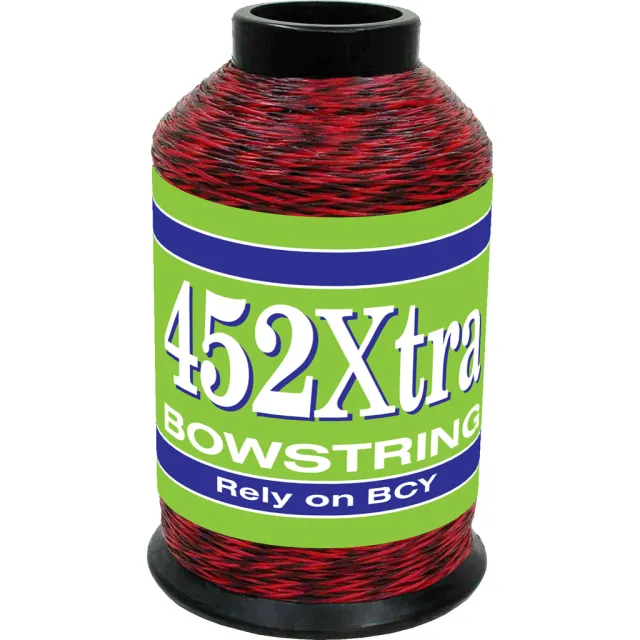 Buy BCY 452Xtra Bowstring Material Red/Black 1/4 lb 67% Dyneema 33% Vectran online