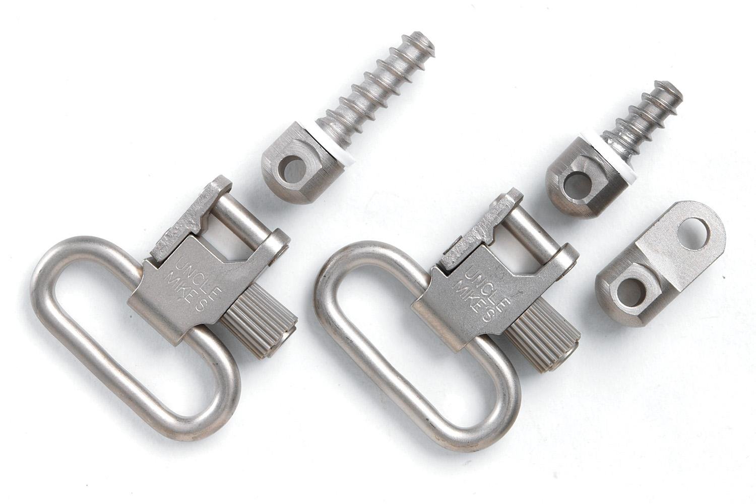 Uncle Mike's 14622 Super Swivel Quick Detach 115 RUG Nickel 1" Loop... - Uncle Mike's - 1"