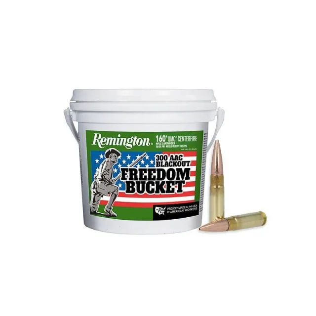 Remington UMC Freedom Bucket .300 AAC Blackout 150 Grain 160 Rounds - Remington Arms Company, LLC - 300 Blackout