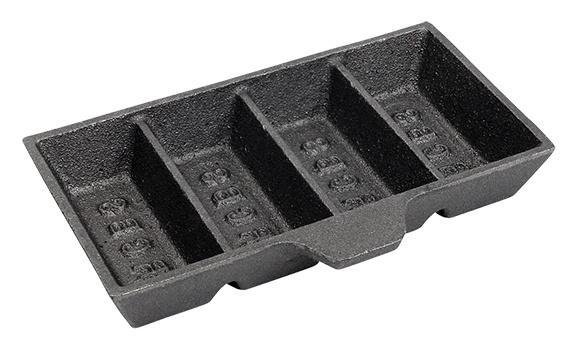 RCBS 80005 Ingot Mould, Casts Four Ingots, Quick Cooling - RCBS