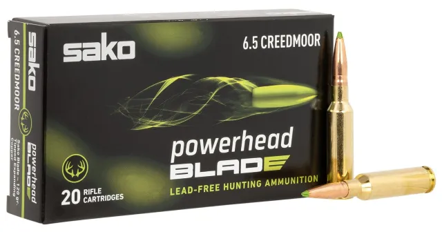 Sako JASPHB65CM120B PowerHead Blade 6.5 Creedmoor 120gr 20 Rounds - SAKO - 6.5 Creedmoor