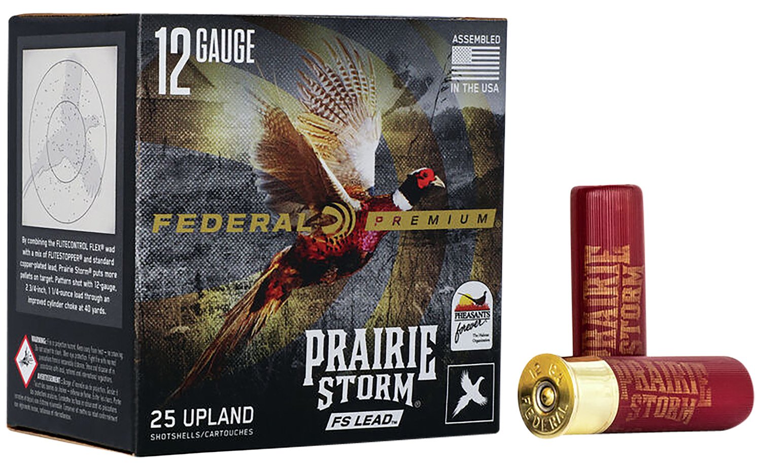 Federal PFX129FS6 12 Gauge 3 in 1 5/8 oz #6 Shot 25 Rounds Brass Base - Federal Premium Ammunition - 12 GAUGE