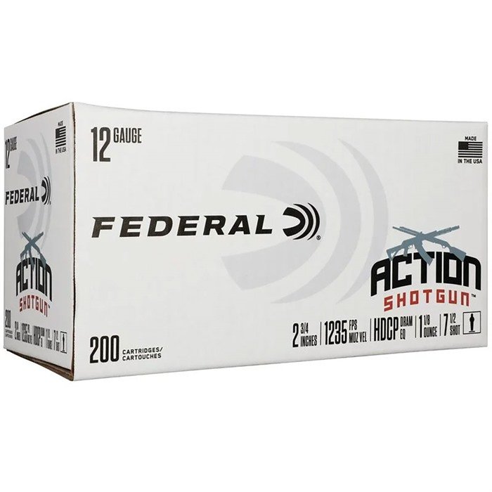 Buy Federal Premium AS12H75 12 Gauge 2-3/4" 1-1/8oz #7.5 1235 FPS 200 Rd online