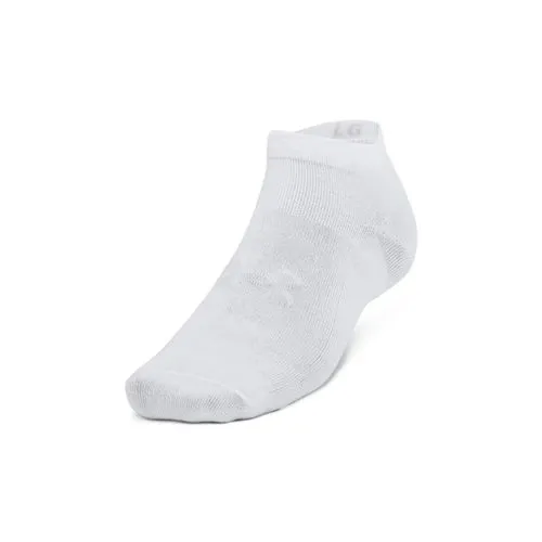 Under Armour Unisex Essential 6-Pack Low Cut Socks Moisture-Wicking