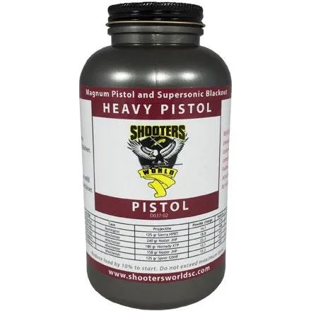 Shooters World D037-02 Heavy Pistol Powder 1lb Spherical Propellant - Shooter's World