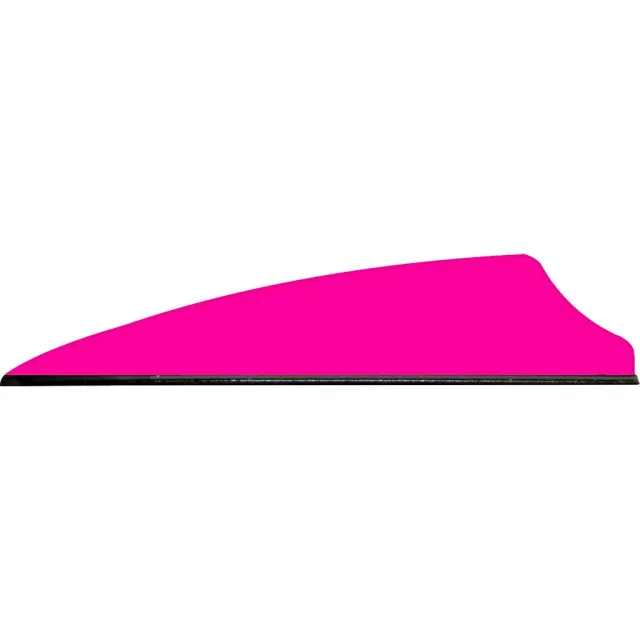 Q2i Q06045 Fusion X-II Vanes Neon Pink 2.5" 100pk Lightweight Aero Design - Q2i