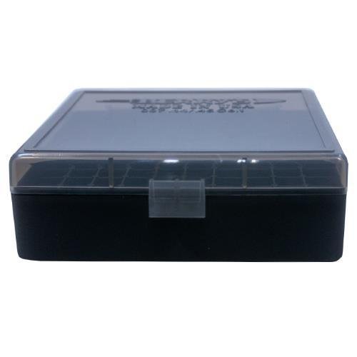 Berry's Mfg 99667 Ammo Box .44 Special 100-Rounds Smoke/Black - Berry's Mfg - .44 Special, .44 Magnum, .41 Magnum, .44-40 Winchester, .45 Long Colt, .45 Winchester Magnum