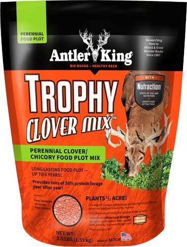 Antler King 35TCM Trophy Clover Mix 3.5lb 1/2 Acre Seed - Antler King