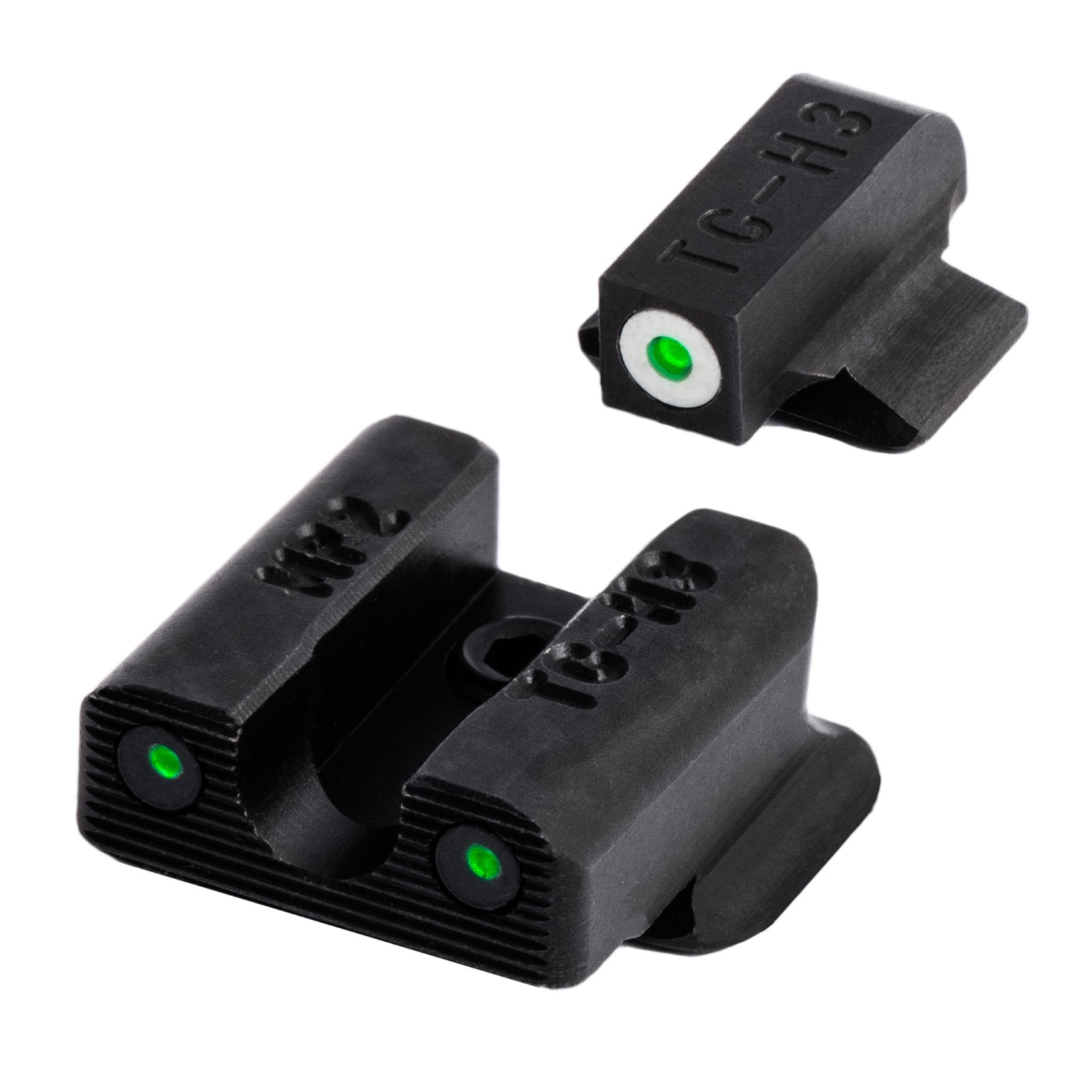 TruGlo Tritium Pro Sight Set for S&W Bodyguard .380 White Focus Lock Ring - TRUGLO