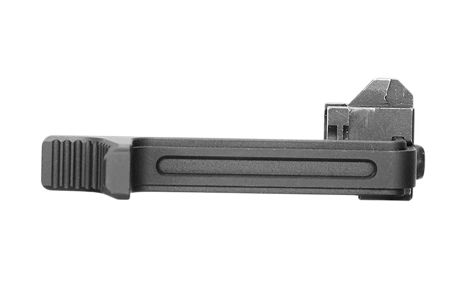 Strike Industries SMCCP320EXTCH SMC Charlie Extended Charging Handle Compatible w/ Strike Modular Chassis Systems Sig Sauer P320 Black Ambidextrous - STRIKE INDUSTRIES