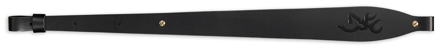 Browning Big Buckmark Sling 122499 Black Leather 25"-35" Adjustable - Browning