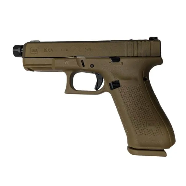 Glock 19X V-Series 9mm 4.5 In 17-Rounds 3 Mags FDE RMR Cut - Glock - 9mm for sale at Iron and Lace