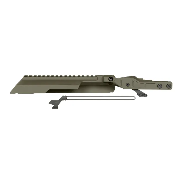 Midwest Industries AK Alpha Railed Top Cover Olive Drab Green Anodized - Midwest Industries