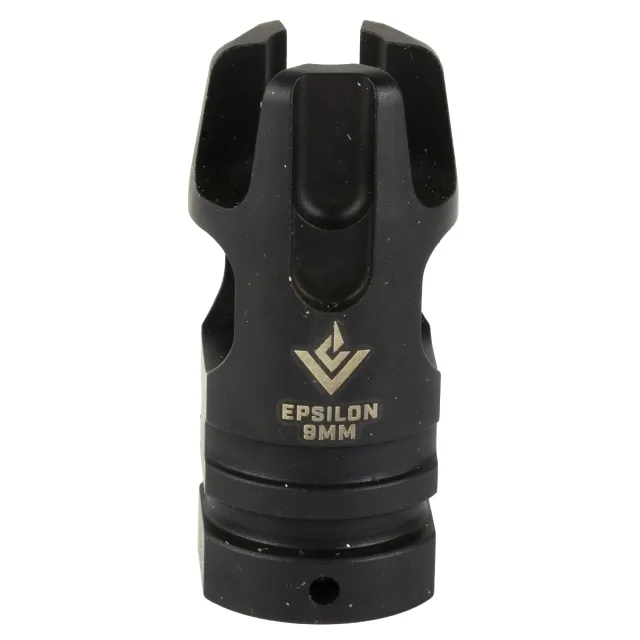 VG6 APVG200023A Epsilon 9mm Muzzle Brake 1/2"-28 TPI Black Stainless Steel