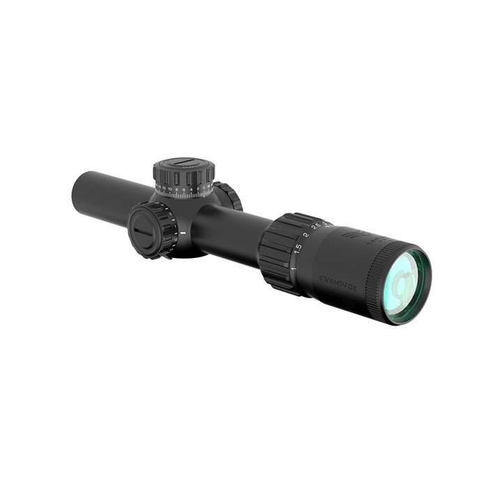 Buy Swampfox Optics THK14241RF Tomahawk II Black 1-4x 24mm 30mm Tube Bright... online