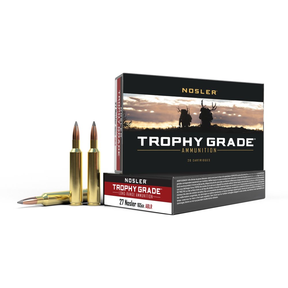 Buy Nosler Trophy Grade 27 Nosler 165 Grain AccuBond Long Range 20 Rounds online