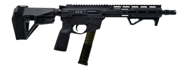 Freedom FX9P10E 9mm 10in Black SBA5 Tactical Brace - FREEDOM - 9mm Luger