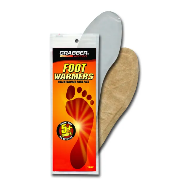 Grabber FWMLES-30 Insole Foot Warmers M/L 30 Pairs, 5+ Hours Warmth