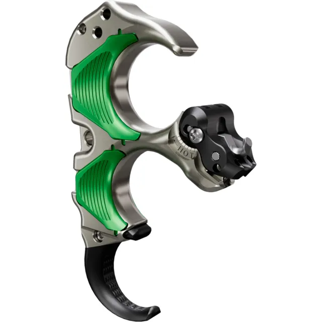 Buy Tru Ball THAF-GRQS-M Aileron HBC Flex Release Green/Quick Silver 3 Finger online
