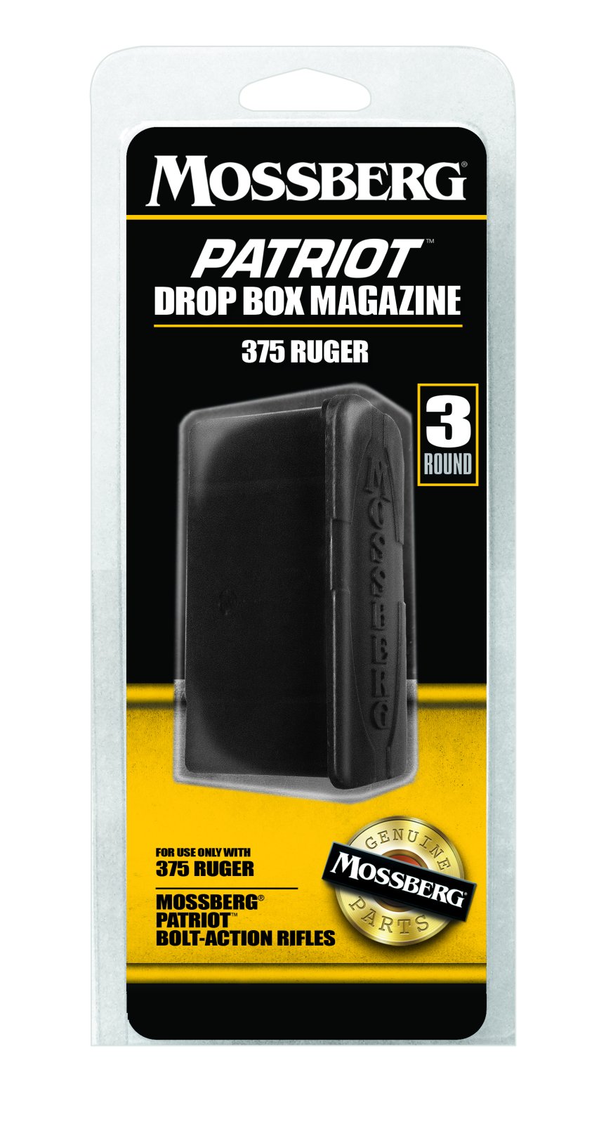 Mb Magazine Patriot .375 Ruger 3-Shot - Mossberg - 375 RUGER