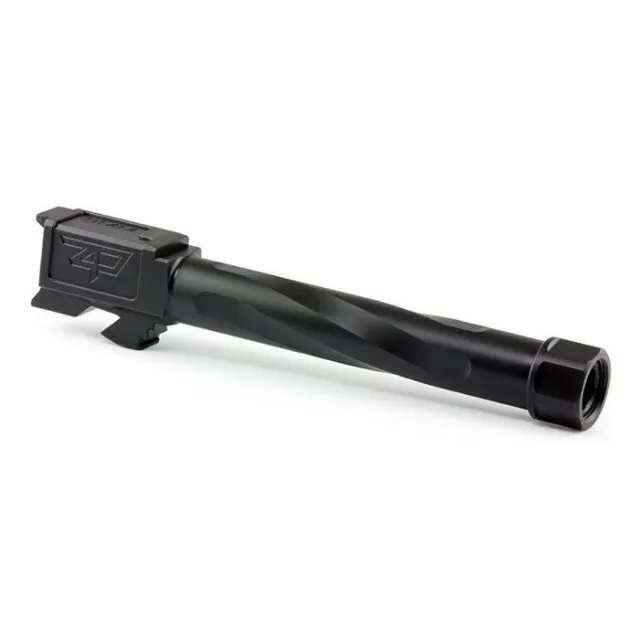 Zaffiri Precision ZP-17BTBN 4.99 In Threaded Black Barrel - Zaffiri Precision - 9mm Luger