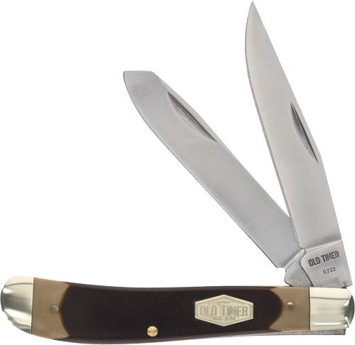 Old Timer 1187296 Gunstock Trapper Knife 2-Blade 3.1" Stainless Steel - Old Timer
