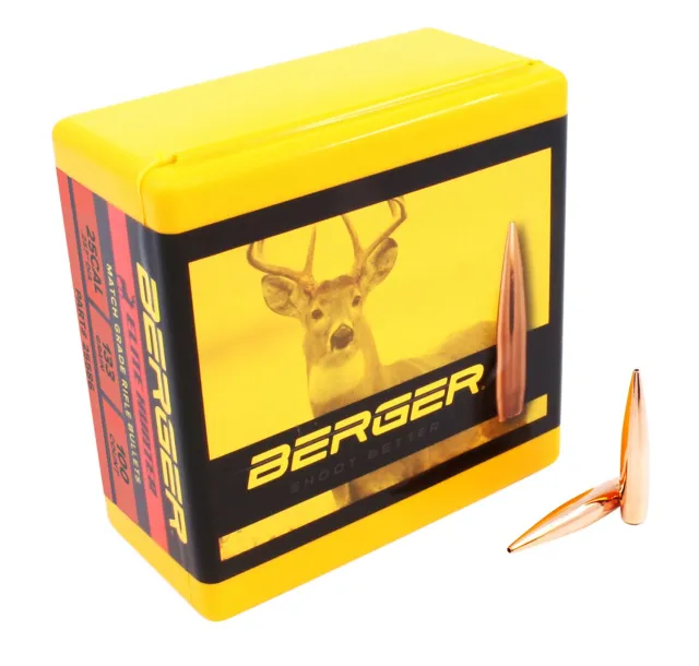Berger Bullets 25586 Elite Hunter Outer Limits 25Cal 133gr Boat Tail... - Berger Bullets - .257