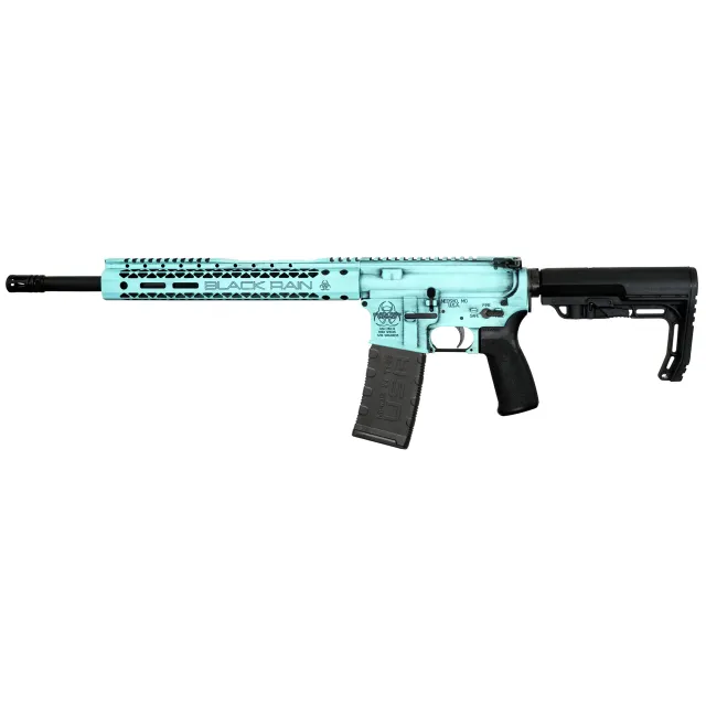 Black Rain Ordnance Spec+ Fusion Rifle 5.56 16 in. Tiffany Blue Battlewo... - Black Rain Ordnance - 223 Rem/5.56NATO