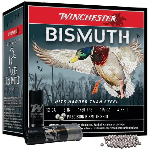 Buy Winchester SWB1234 12 Gauge 3 in Bismuth #4 1 3/8 oz 25 Rounds online