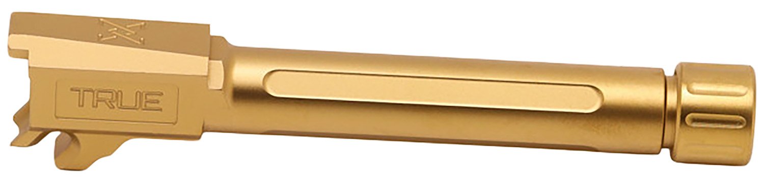 True Precision TPP365FBXTG 9mm Barrel Sig P365 4.3" Gold TiN 416R Steel - True Precision - 4.30"