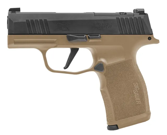 Buy Sig SAUER 365X-9-CTXR3P P365X 9mm 3.1" Two-Tone Coyote Semi-Auto Pistol online