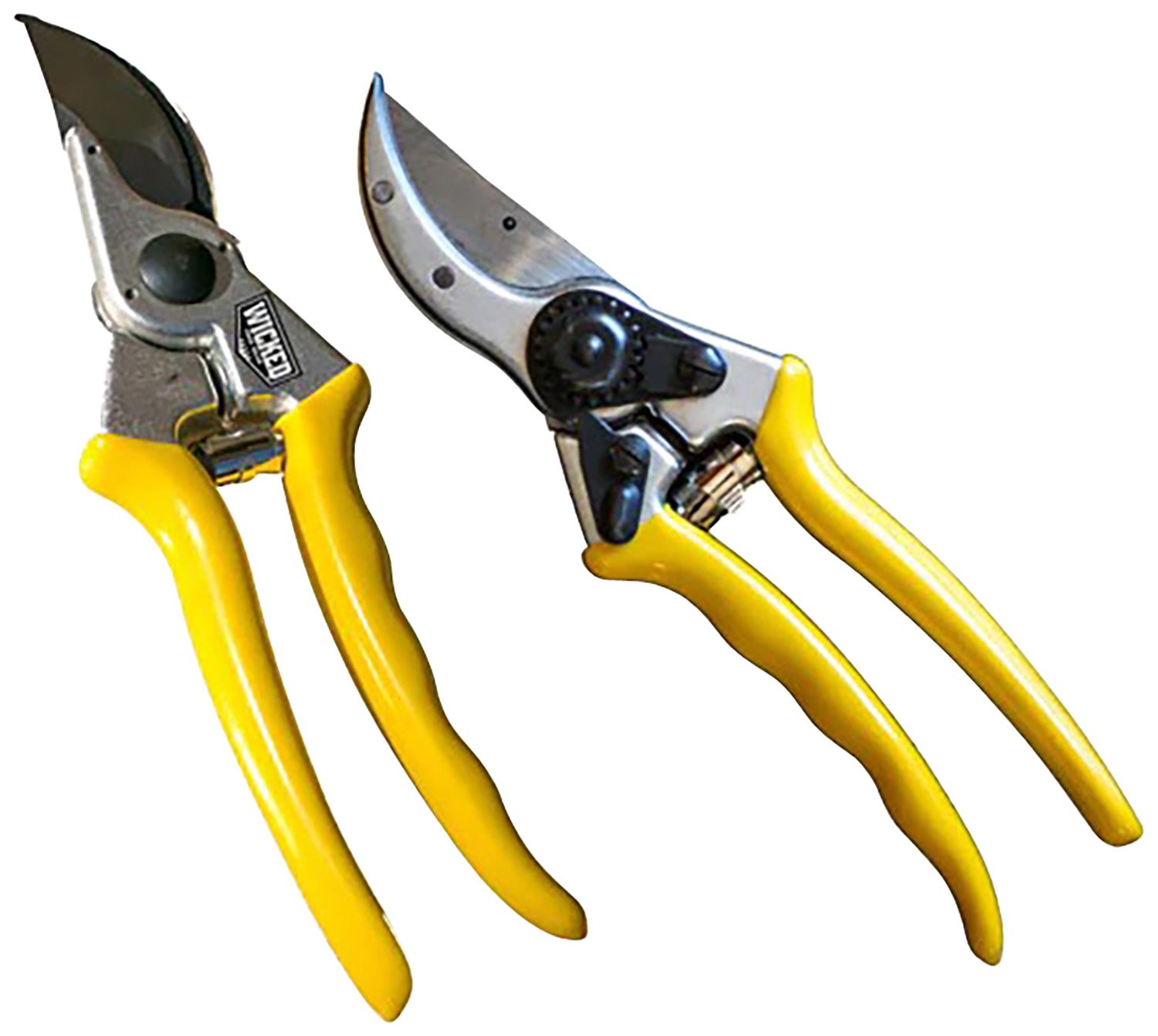 OPI WTG017 Hand Pruner Aluminum Frame Yellow Grip Steel Blade 9 oz - OPI