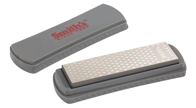 Smiths 6in Dual Grit Fine Diamond Stone - Medium 400 & 1,000 Grit - SMITHS
