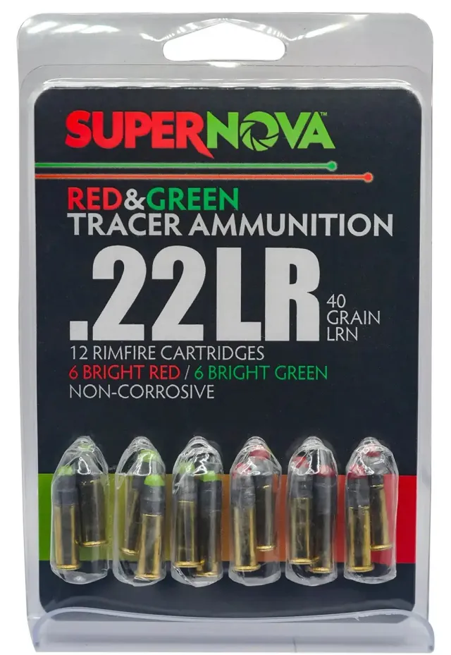 Supernova PMSN22LR-MP 22LR 40GR Lrn Grn/Red 12/60 - SUPERNOVA - .22LR