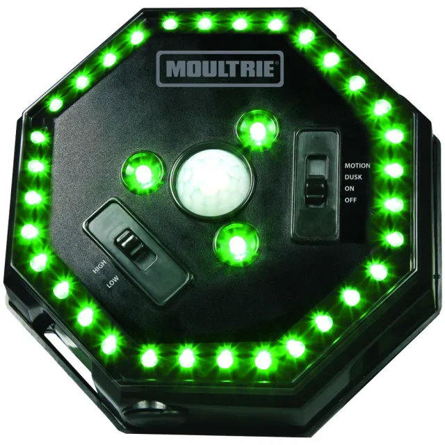 Moultrie MFA-12651 LED Hog Light Motion Activated 30ft Black - Moultrie