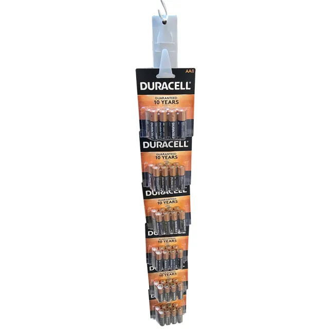 Duracell 5003794 Coppertop Batteries Strip Clip, 24 AA & 12 AAA Packs - Duracell