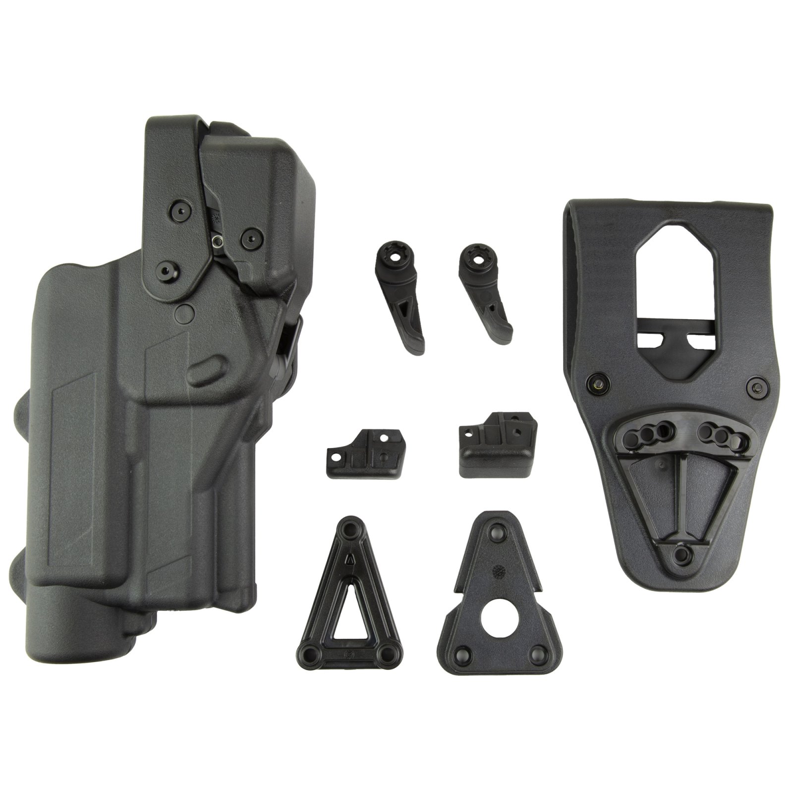 Rapid Force R3-M-0057-BK Level 3 Duty Holster GLOCK 19 Large Light RH Black - Rapid Force
