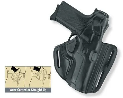 Gould & Goodrich Three Slot Pancake Holster Leather Belt-Slot