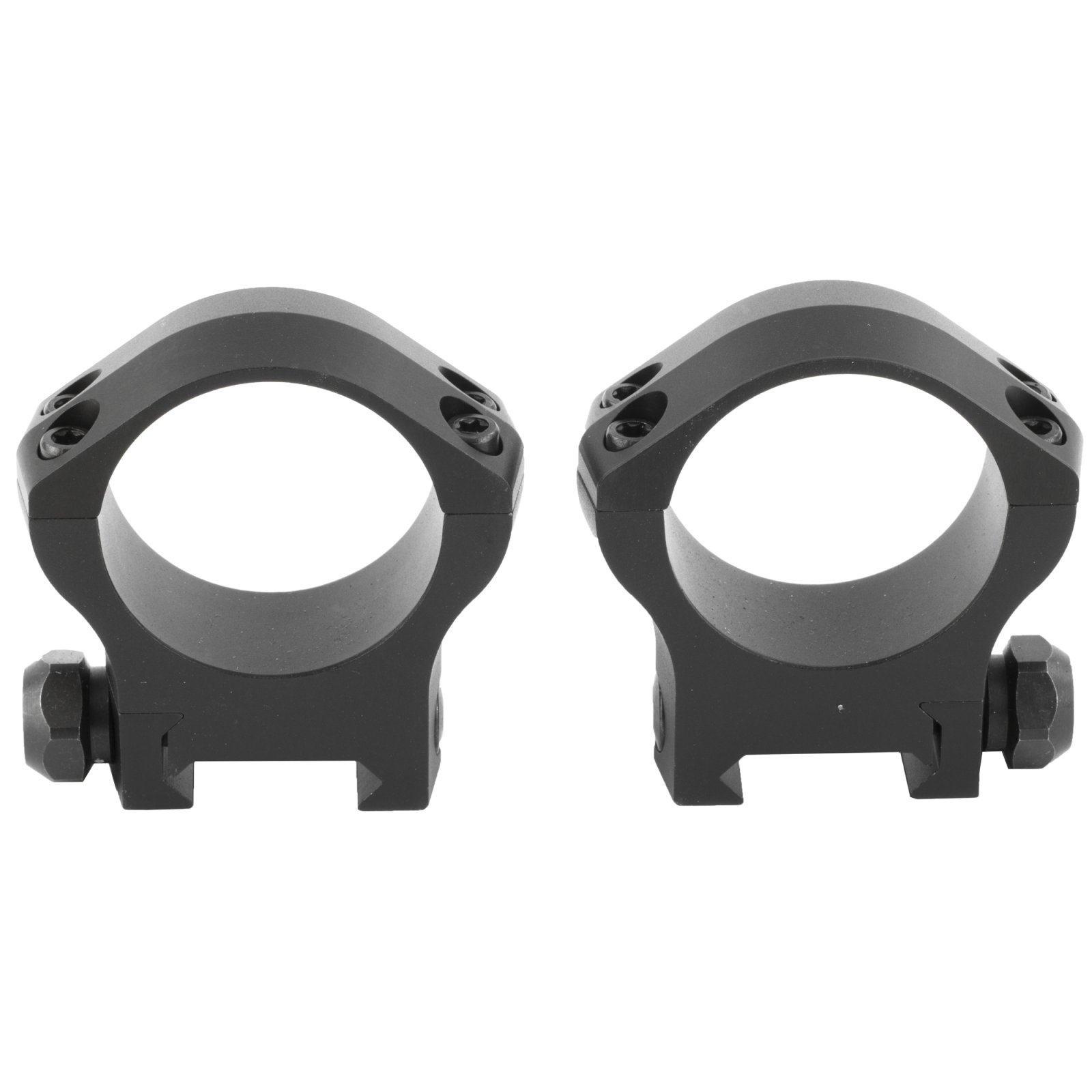 Warne Mountain Tech 34mm Medium Scope Rings - CNC Aluminum, Stainless Hardware, Anodized - Warne - 34MM