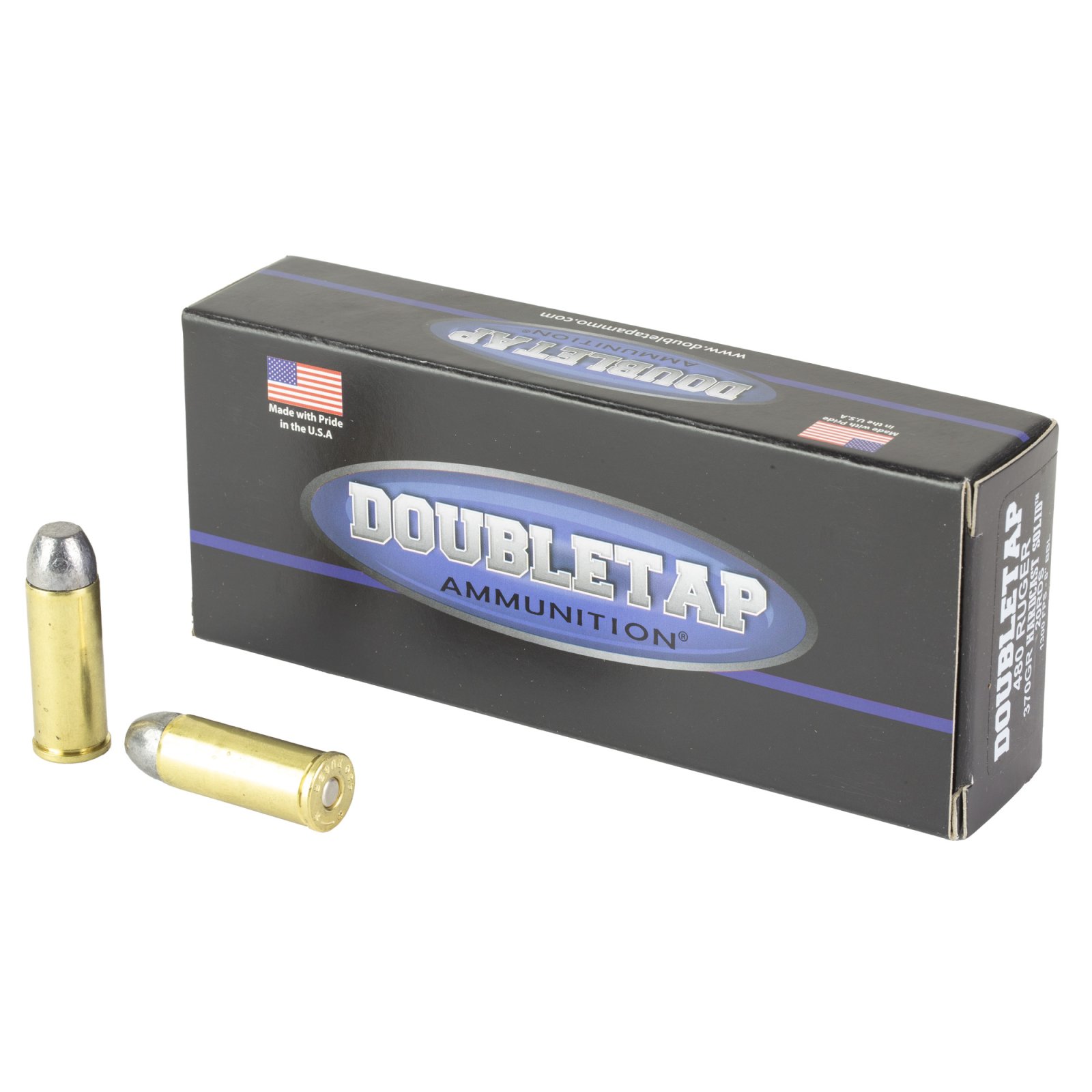 DoubleTap Ammunition 480R370H2 480 Ruger 370gr Hardcast Solid 20/Box - DoubleTap Ammunition - 480 Ruger